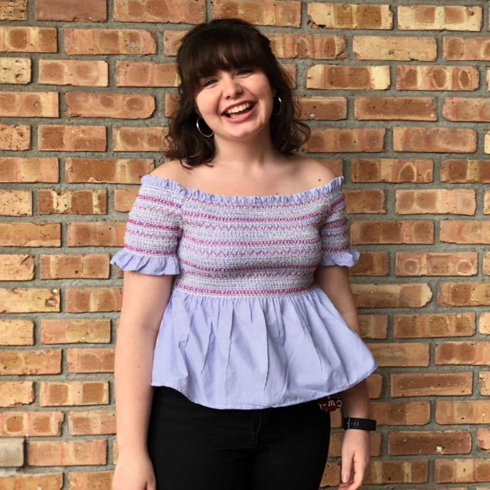 Super cute off-shoulder shirt